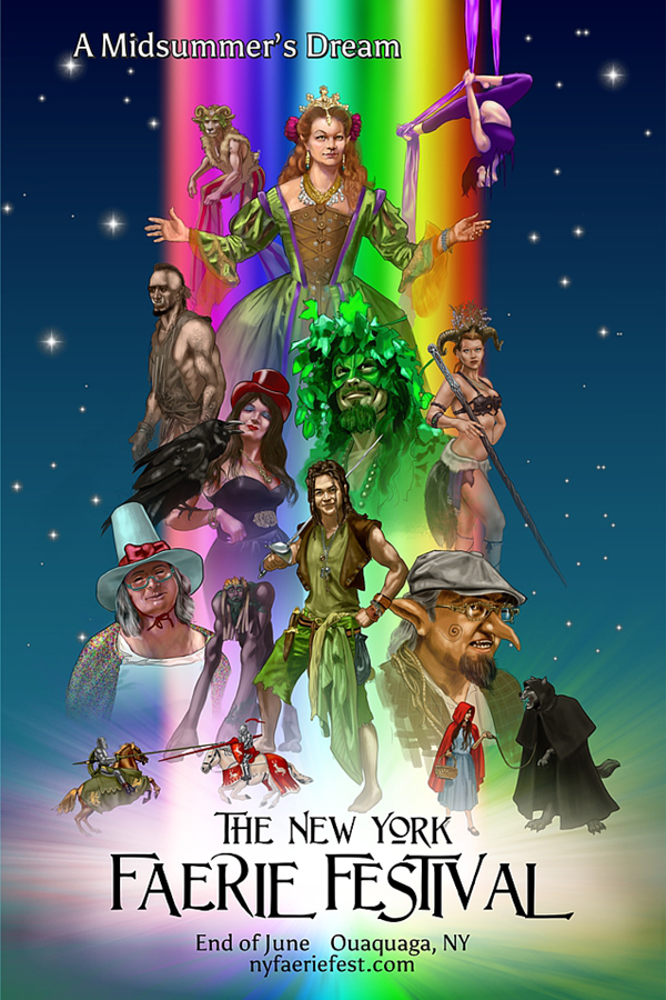 Poster for the New York Faerie Festival