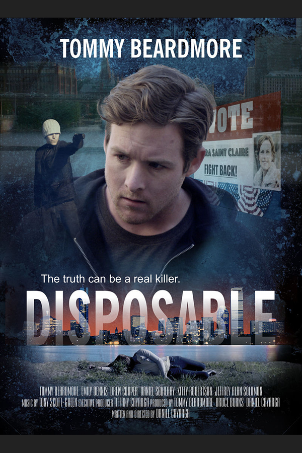 Movie poster for Disposable starring Tommy Beardmore